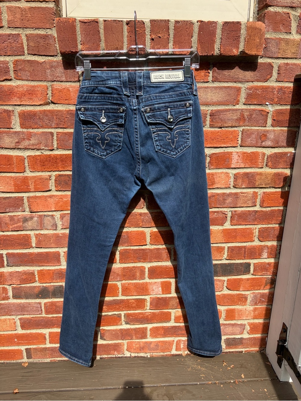 Women's Rock Revival Jessica Dark Wash Skinny Jeans Size 29